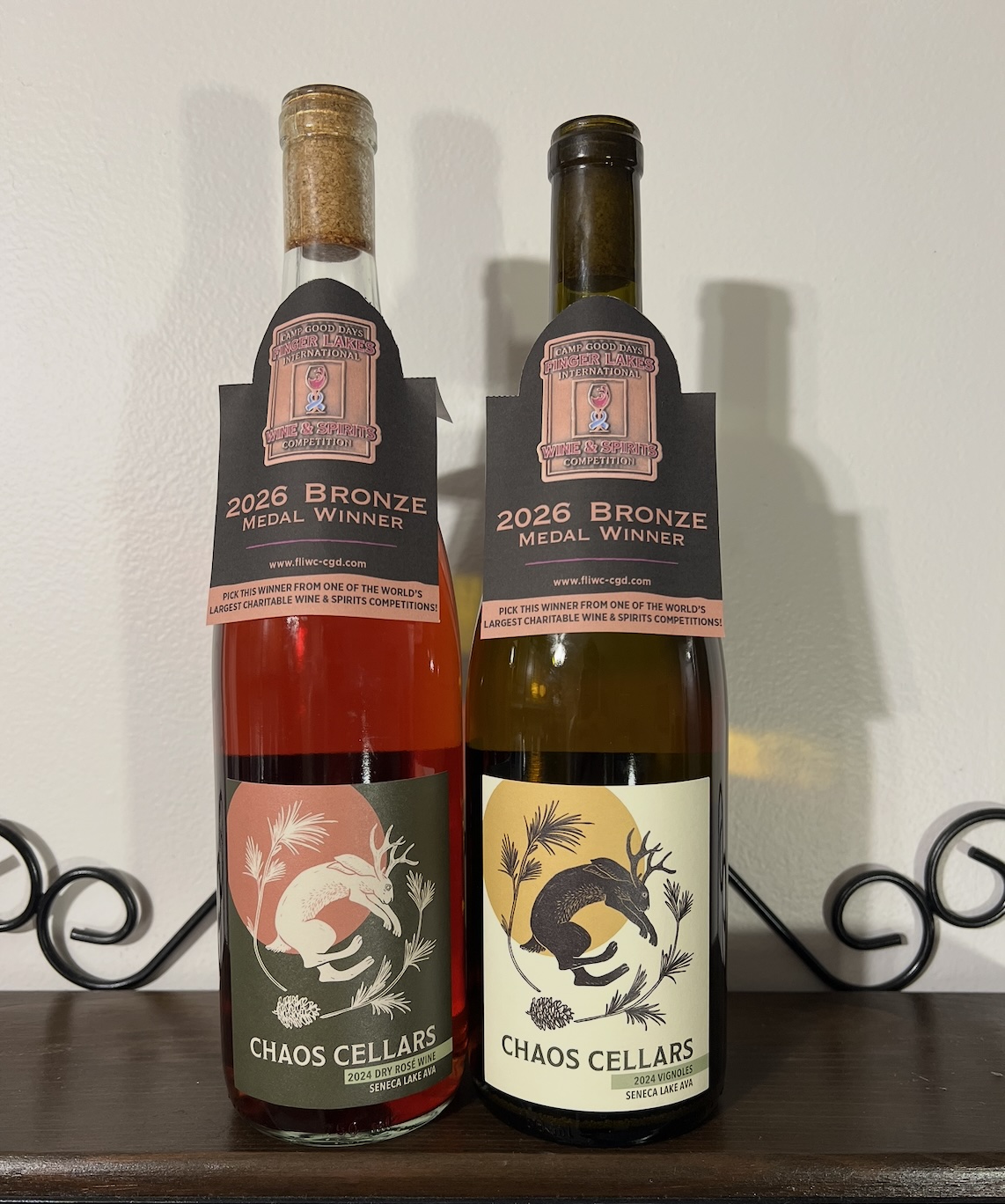 2026 Camp Good Days Finger Lakes International Wine & Spirits Competition Bronze Medals
